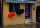 Italien Burano Schirme